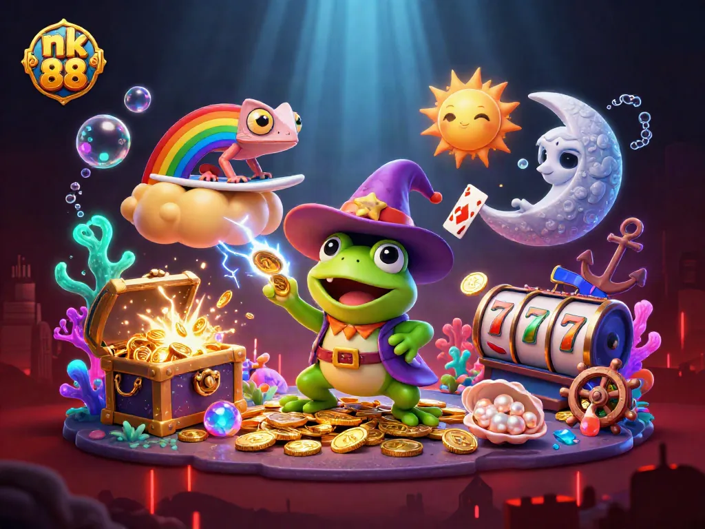 Experience thrilling spins and jackpots with nk 88 in this vibrant casino scene.