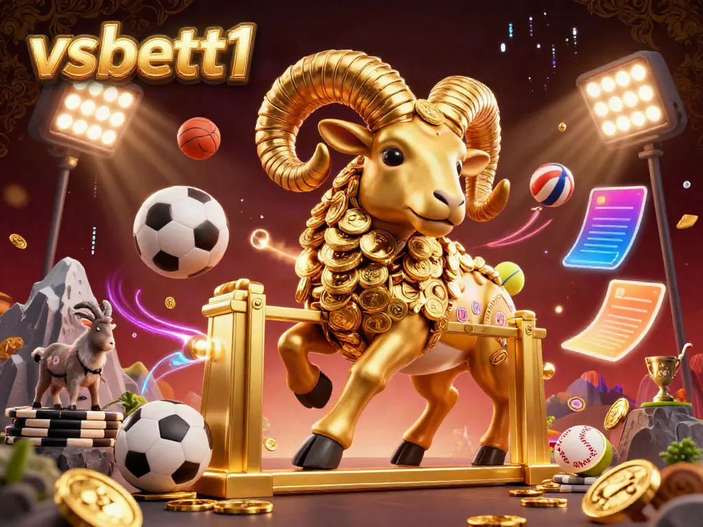 Bettors enjoy a thrilling vsbett1 casino world with vibrant creatures and dynamic sports elements.
