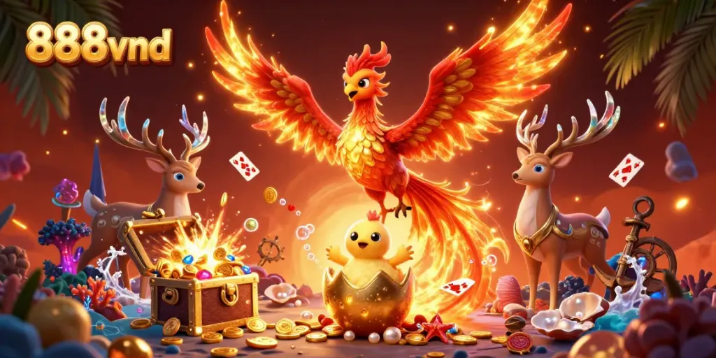 Experience thrilling moments at 888vnd with vibrant casino games and enchanting characters.