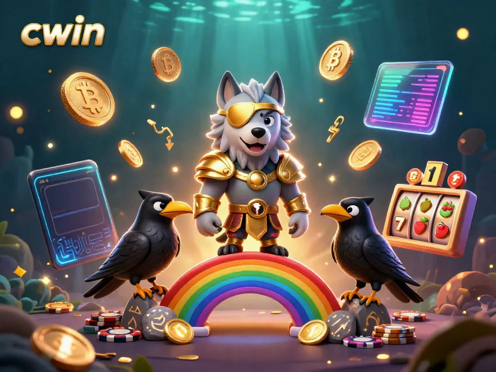 Engage with cwin’s thrilling casino scene featuring Norse elements and crypto symbols.