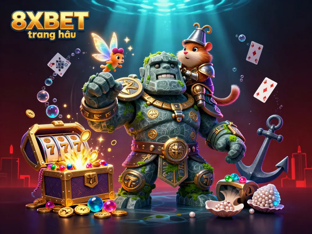 Join the adventure with the lively 8XBET trang chủ characters bringing casino excitement to life!