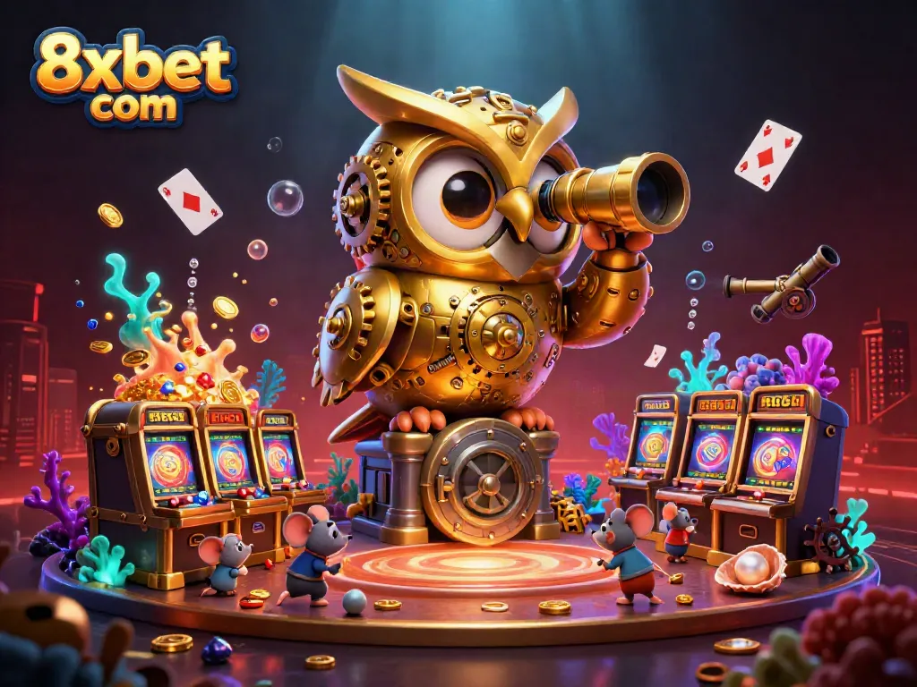 Experience thrilling gameplay at 8xbet com with captivating casino atmosphere and characters.
