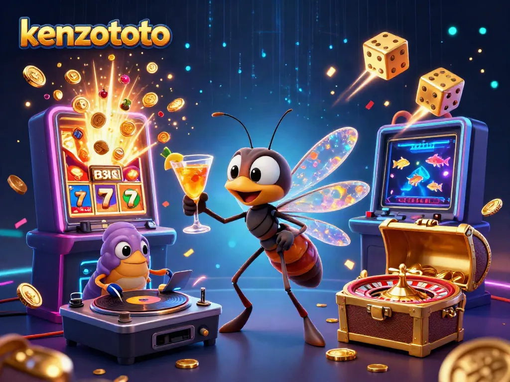 Experience kenzototo's thrilling fish shooting game with vibrant 3D visuals and exciting characters.