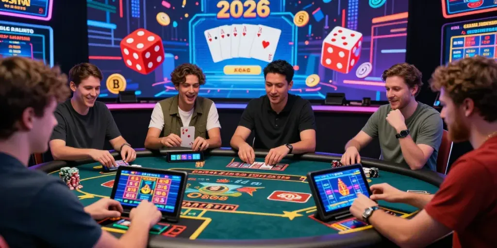 Players enjoying online gambling at https://man881.jp.net/ with vibrant games and engaging atmosphere.