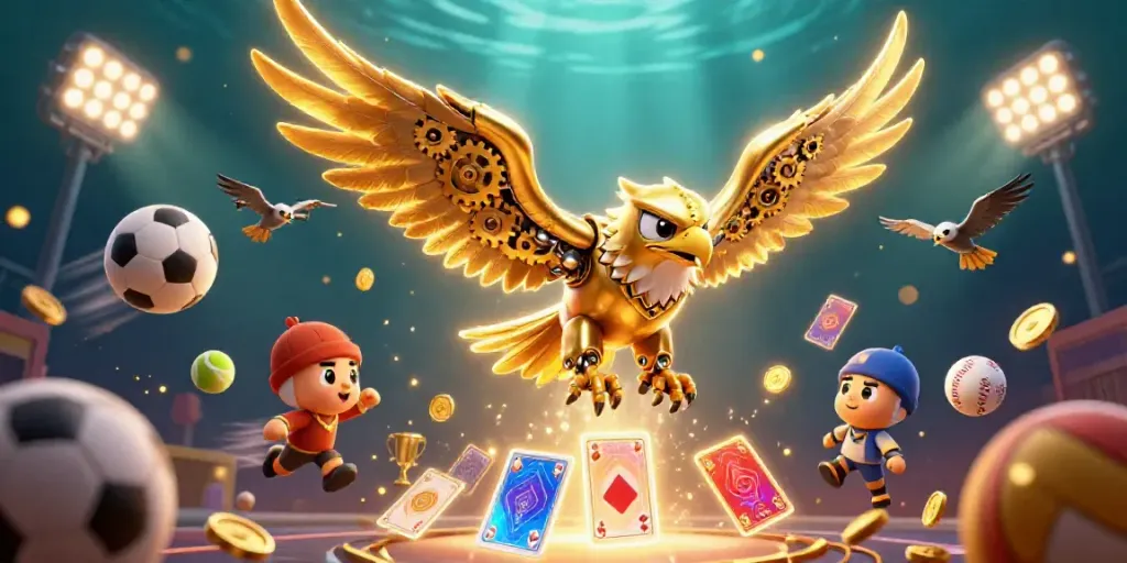 Engage with ad88 through a vibrant casino scene, featuring energetic gameplay and dynamic sports elements.