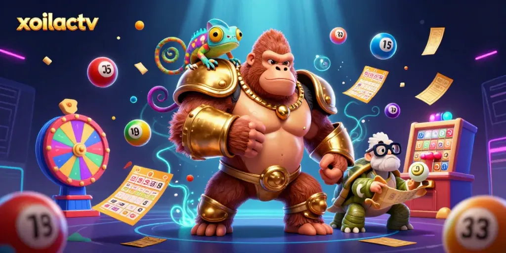 Xoilactv delivers thrilling lottery excitement with colorful characters and dynamic gambling elements.
