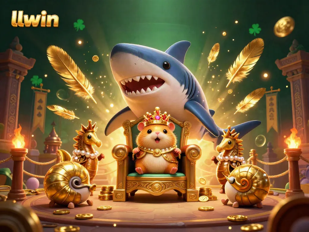 Experience thrilling gameplay at llwin with fierce characters and vibrant atmosphere in this dynamic casino scene.