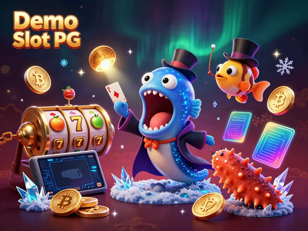Engage with the thrilling world of Demo Slot PG, highlighted by unique characters and casino-themed elements.