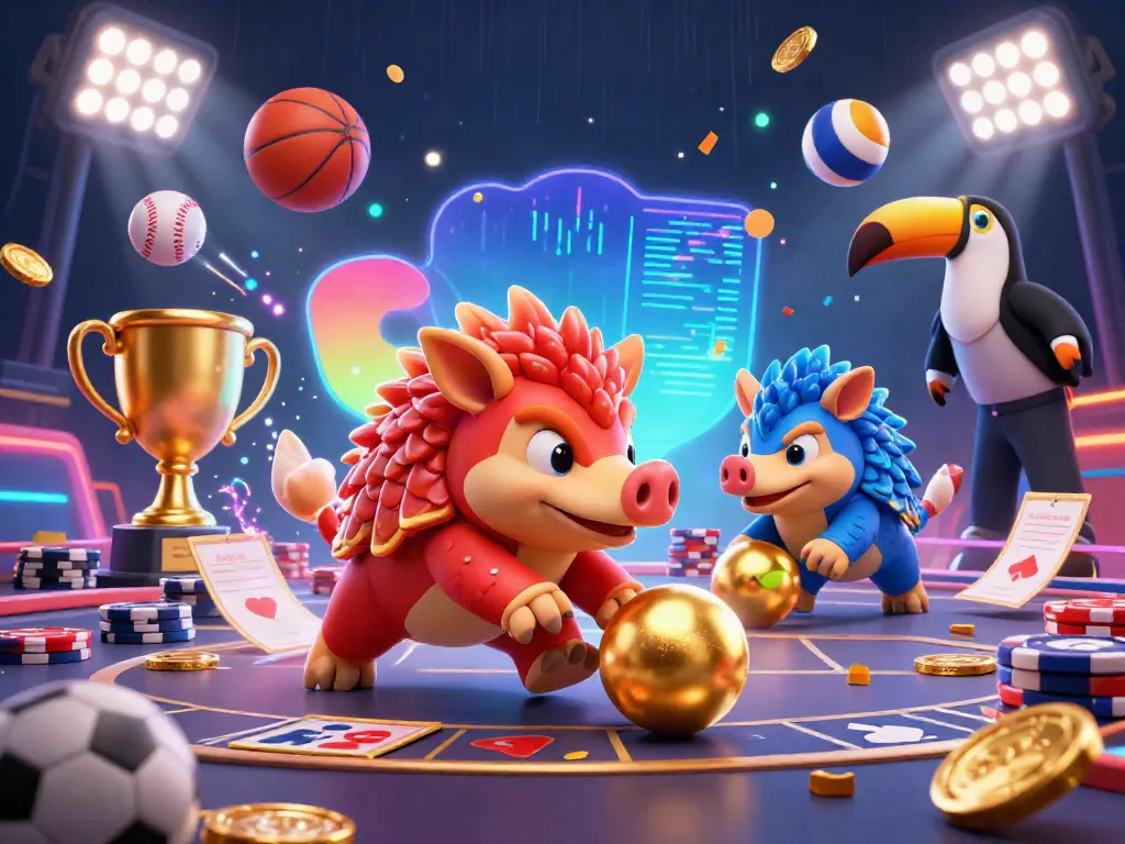 Engage in thrilling gameplay with 789win featuring rival pangolins in an exciting casino game setting.