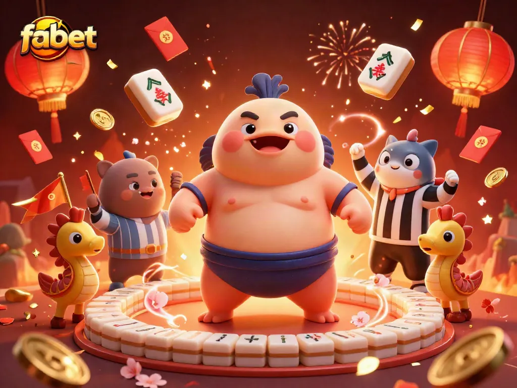 Engage with fabet in this vibrant 3D underwater casino scene filled with playful characters and festive elements.