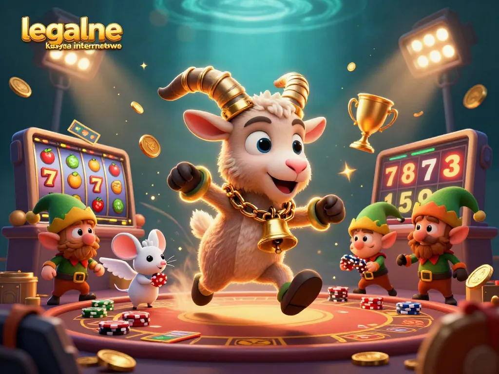 Engage with legalne kasyna internetowe as festive elements come alive in a captivating casino scene.