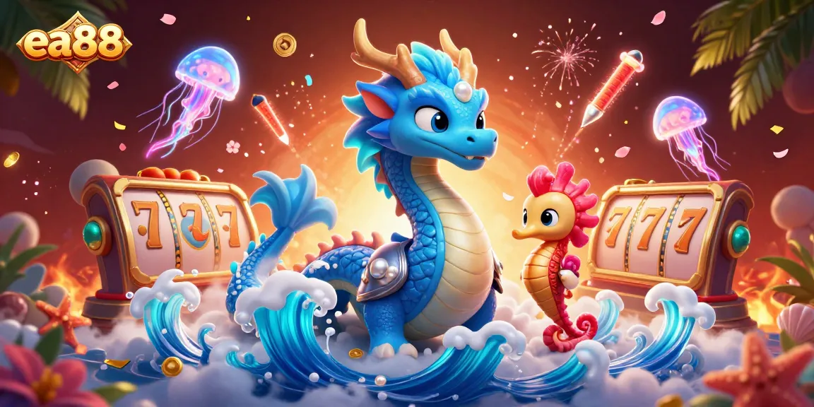 Experience winning strategies at ea88 with our vibrant casino illustration featuring games and fun.