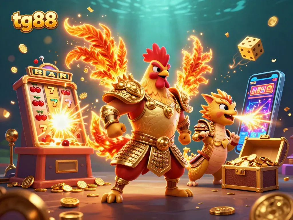 Experience the thrill of tg88 casino gaming with fierce characters amid a jackpot explosion