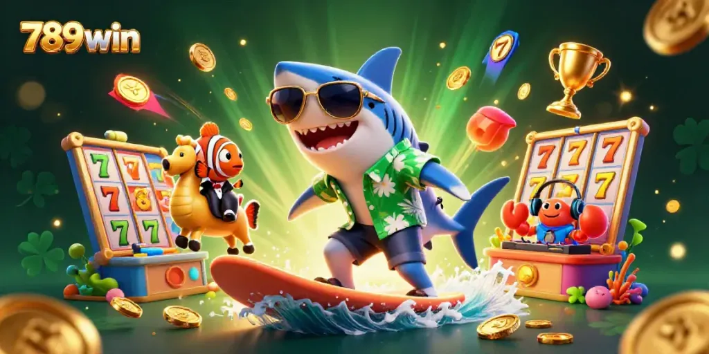 Engage with thrilling slot games at 789win featuring vibrant characters and casino elements.