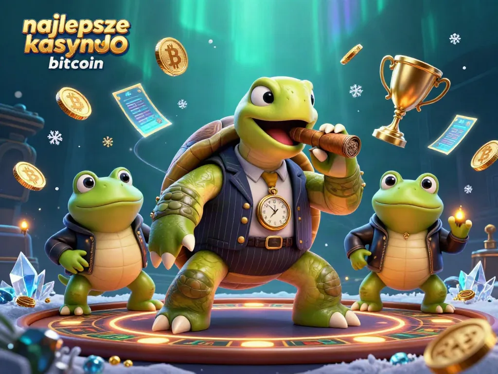 Experience the thrill of najlepsze kasyno bitcoin with 3D characters in a vibrant casino scene.